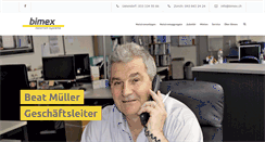 Desktop Screenshot of bimex.ch