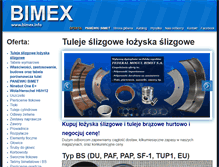 Tablet Screenshot of bimex.info