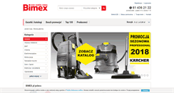 Desktop Screenshot of bimex.pl